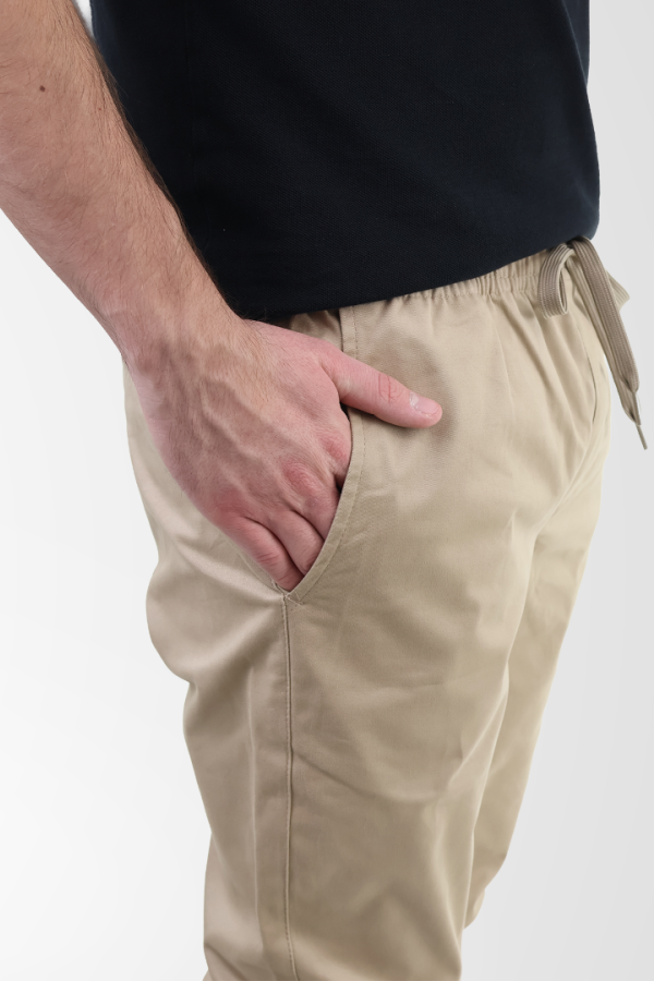 Pantalón Jogger Casual Para Caballero Con Bolsas Y Cordón Ajustable